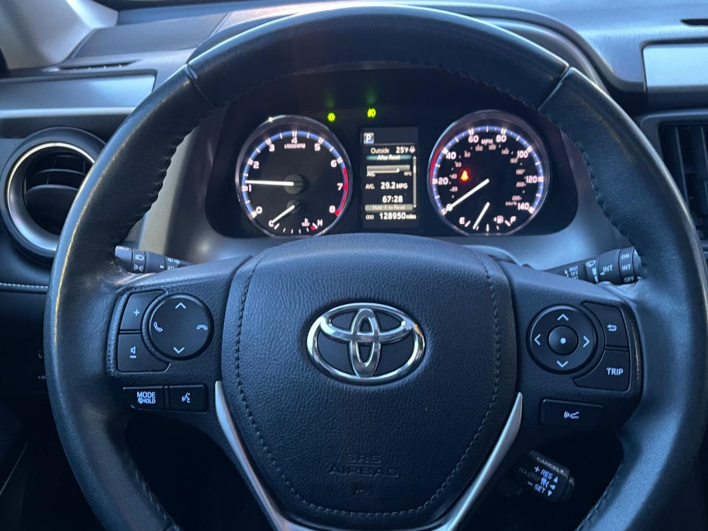 2017 Black /black leather Toyota RAV4 Limited AWD (2T3DFREV4HW) with an 2.5L L4 DOHC 16V engine, 6A transmission, located at 1960 Industrial Drive, Wasilla, 99654, (907) 274-2277, 61.573475, -149.400146 - Photo#13